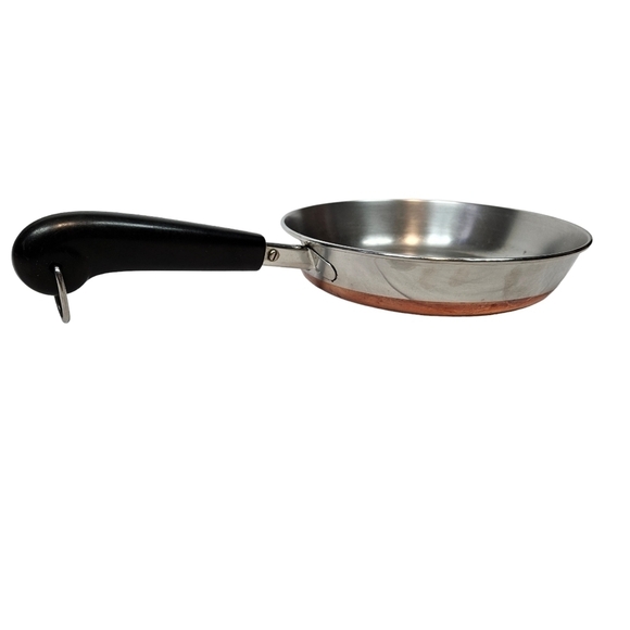Vintage Revere Ware 9" Copper Clad Bottom Frying Pan Saute Pan‎ - Picture 1 of 10